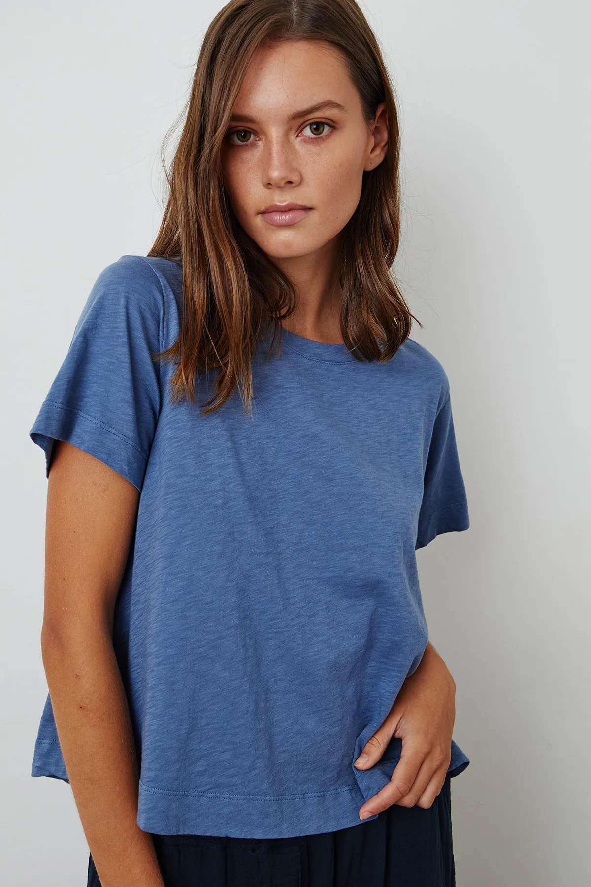 LULA COTTON SLUB SWING TEE