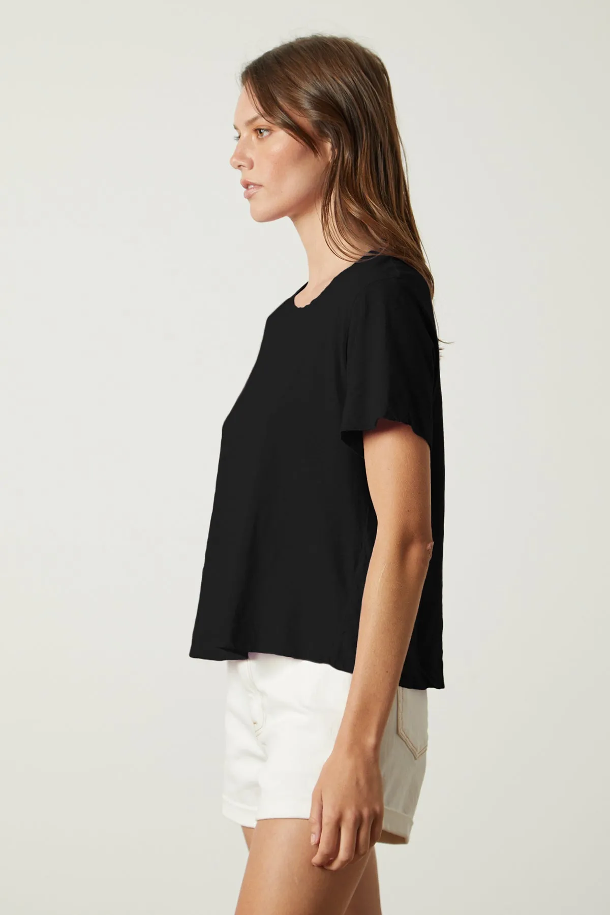 LULA COTTON SLUB SWING TEE