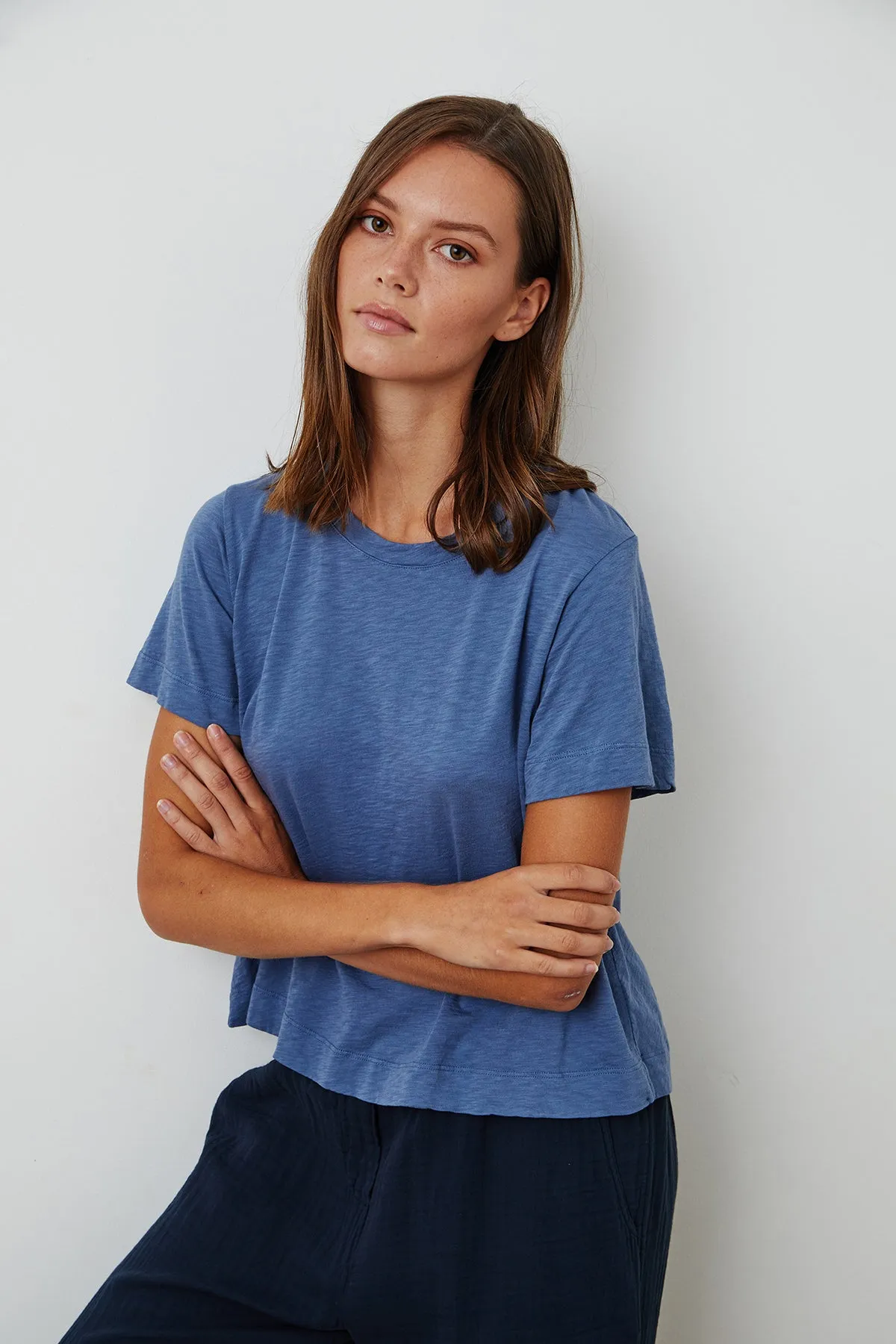 LULA COTTON SLUB SWING TEE