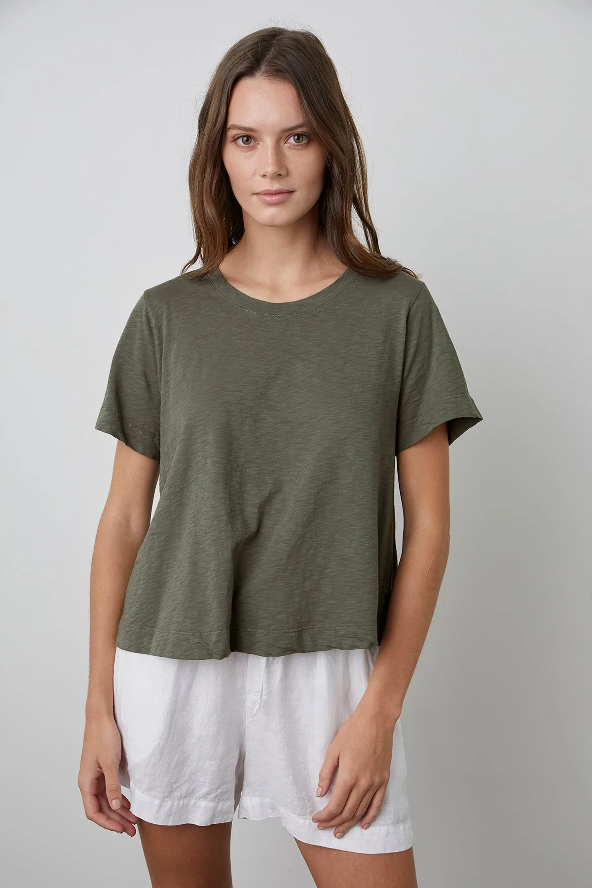 LULA COTTON SLUB SWING TEE