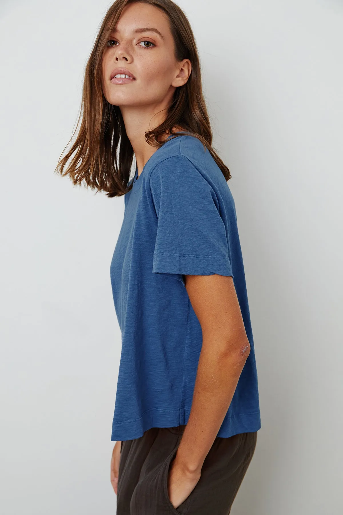 LULA COTTON SLUB SWING TEE