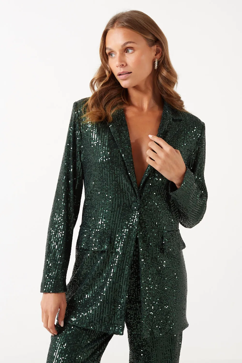 Marc Angelo Sequin Blazer