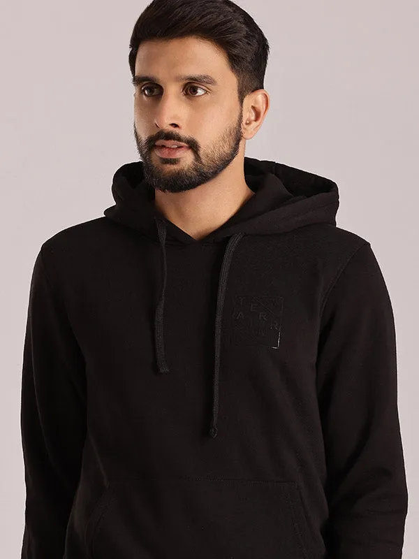 Men Full Sleeve Solid Hoodie Sweatshirt