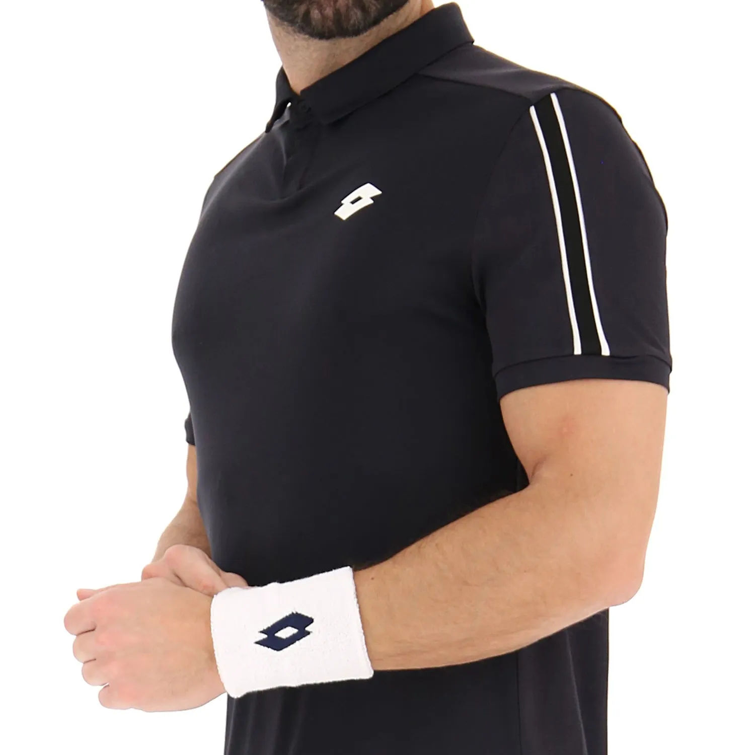 Men's Black Squadra Polo