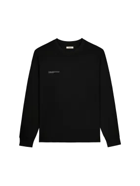 Mens DNA Long Sleeve T-shirt—black