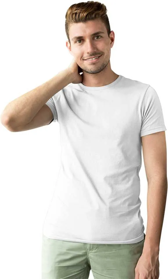 MENS SOLID ROUND NECK TEES