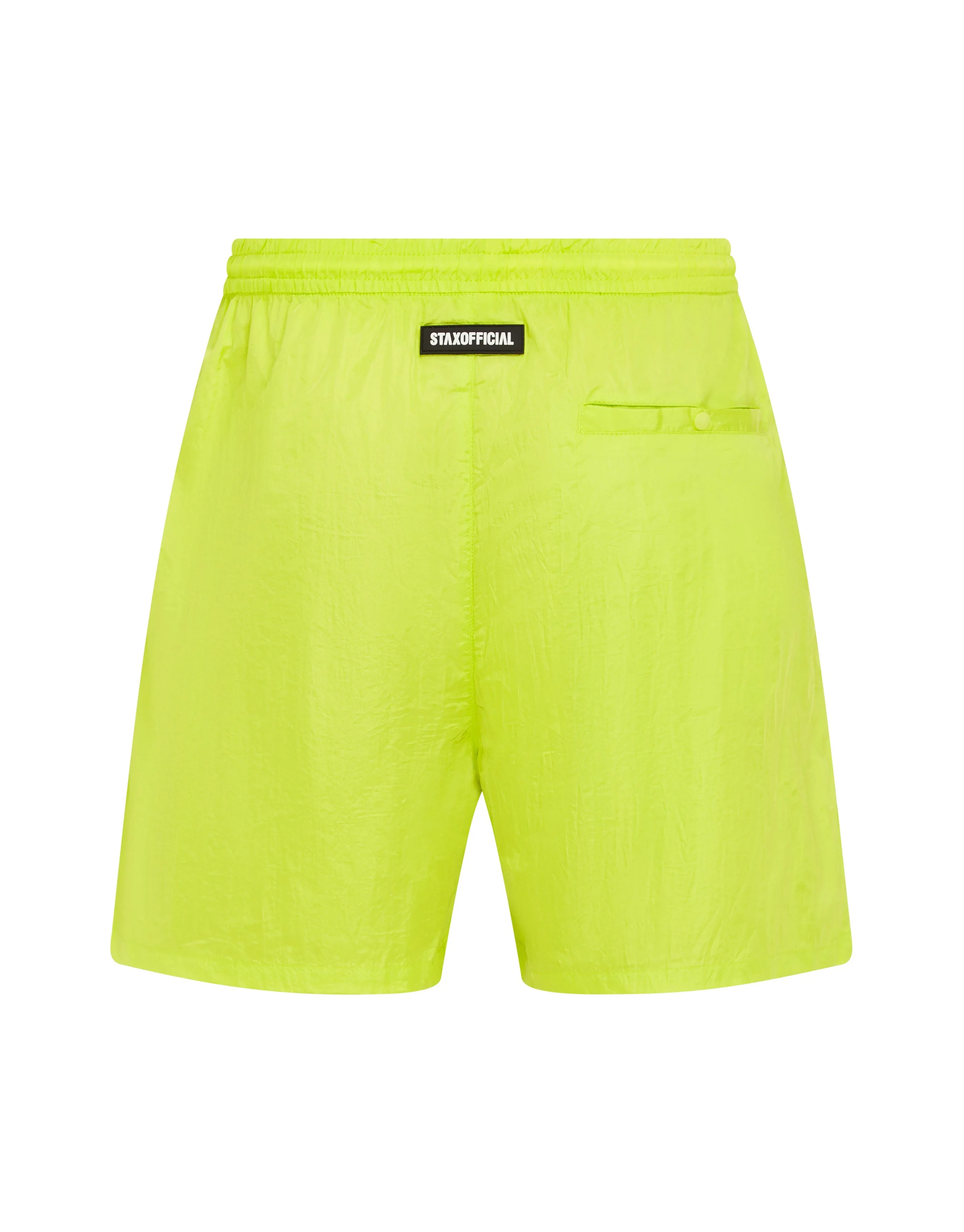 Mens Triple S Nylon Shorts - Yellow