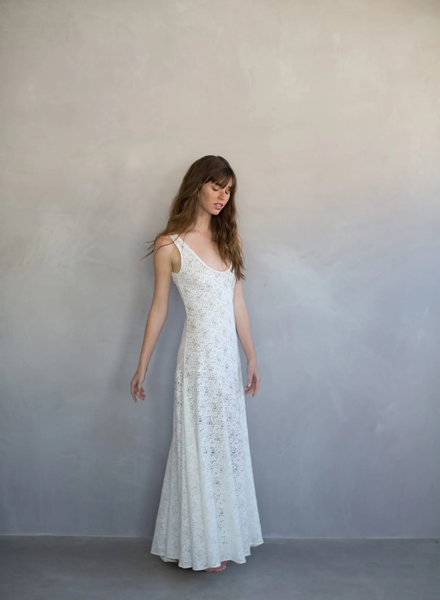 Meringue - Lace slip dress - Style # TH707