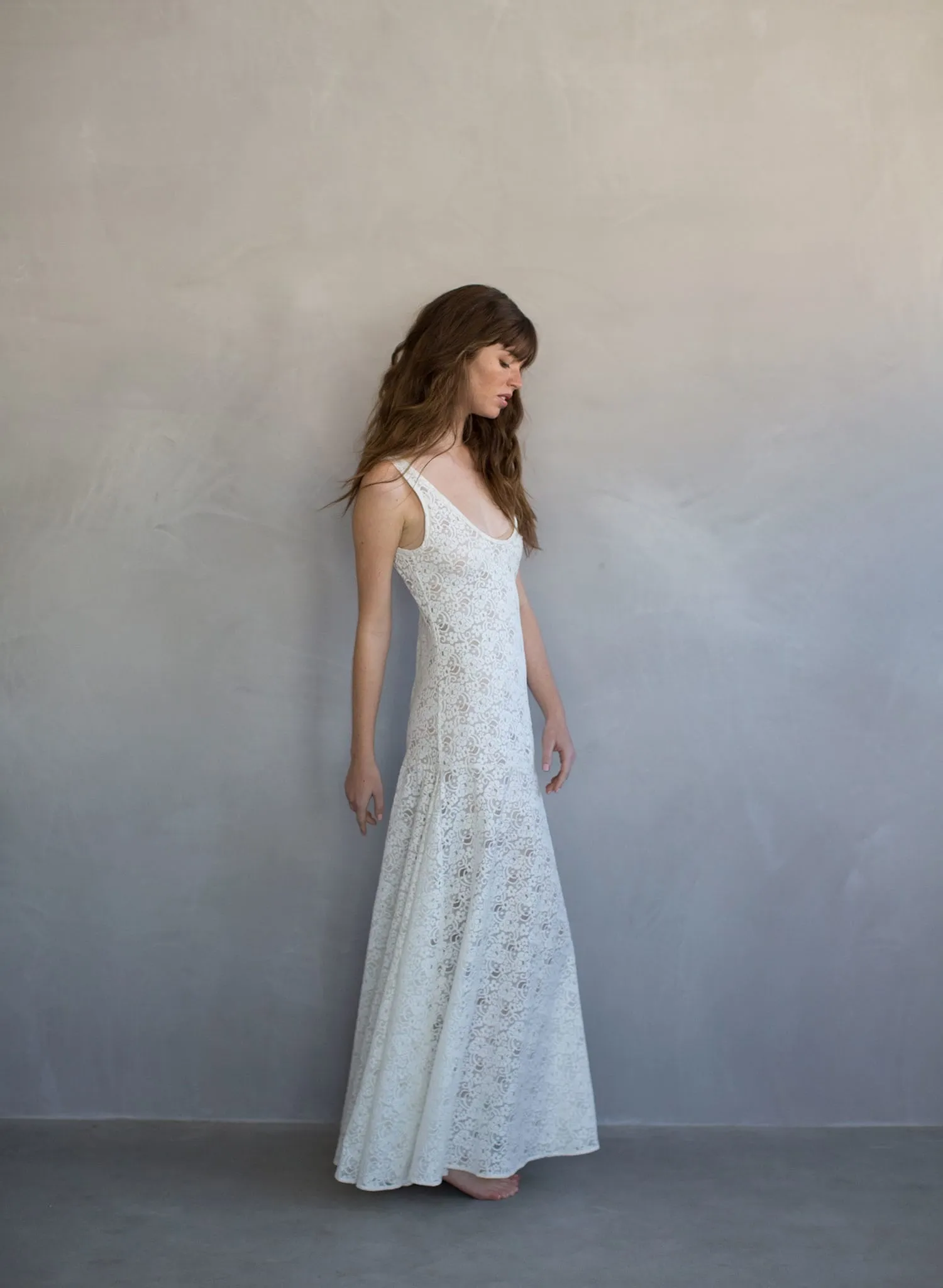 Meringue - Lace slip dress - Style # TH707