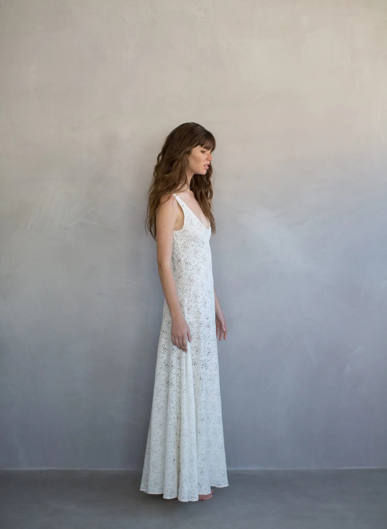 Meringue - Lace slip dress - Style # TH707