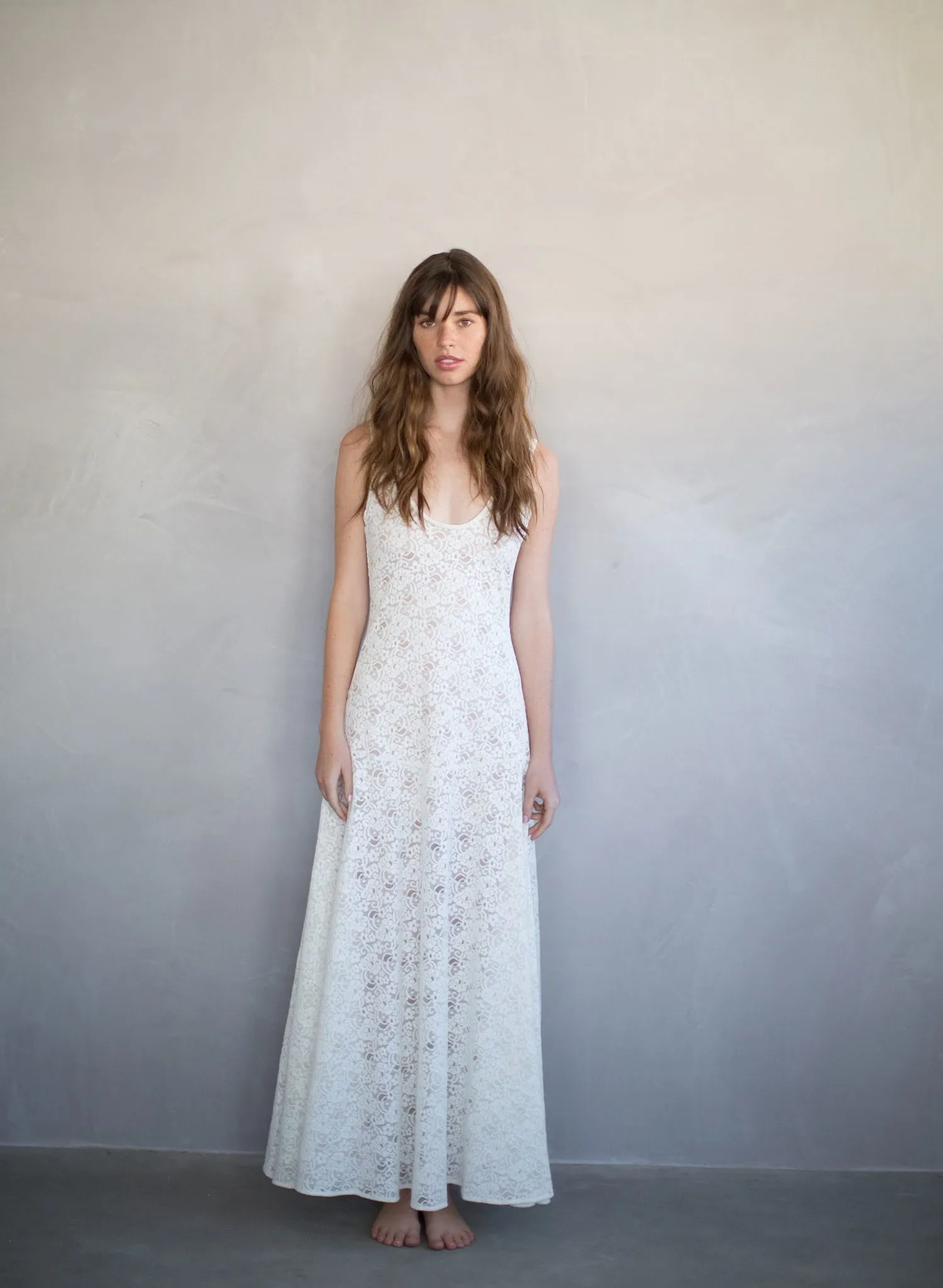 Meringue - Lace slip dress - Style # TH707