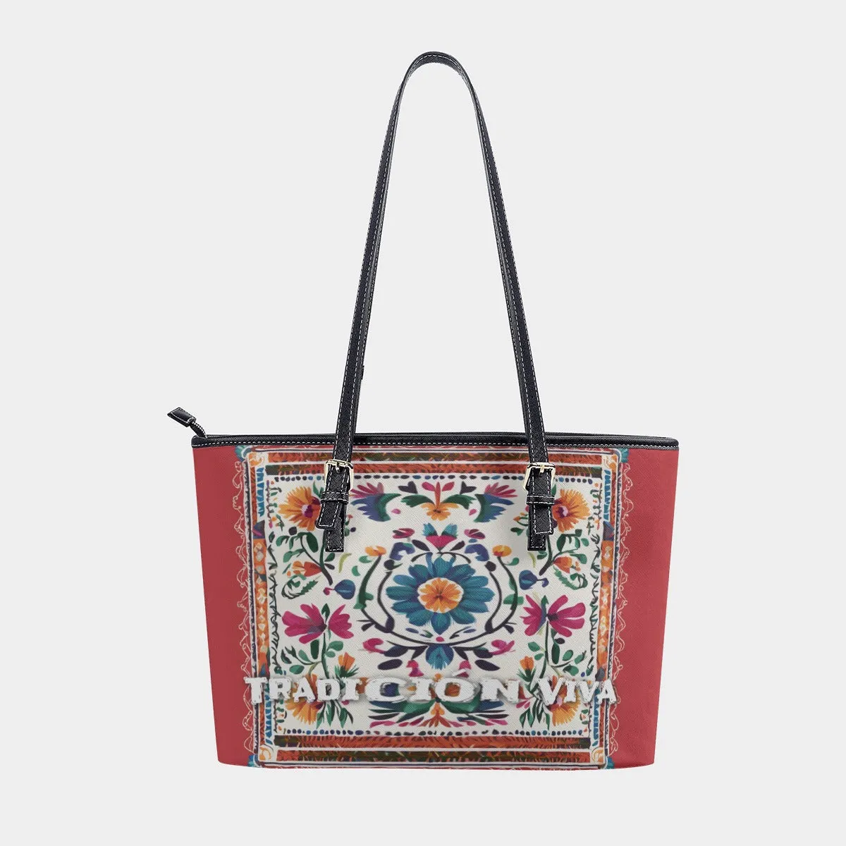 Mexican Style Tradicion Viva Tote Bag | PU