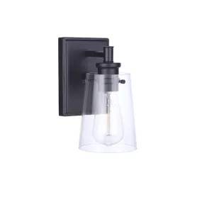 Mia 1 Light Wall Sconce - Black