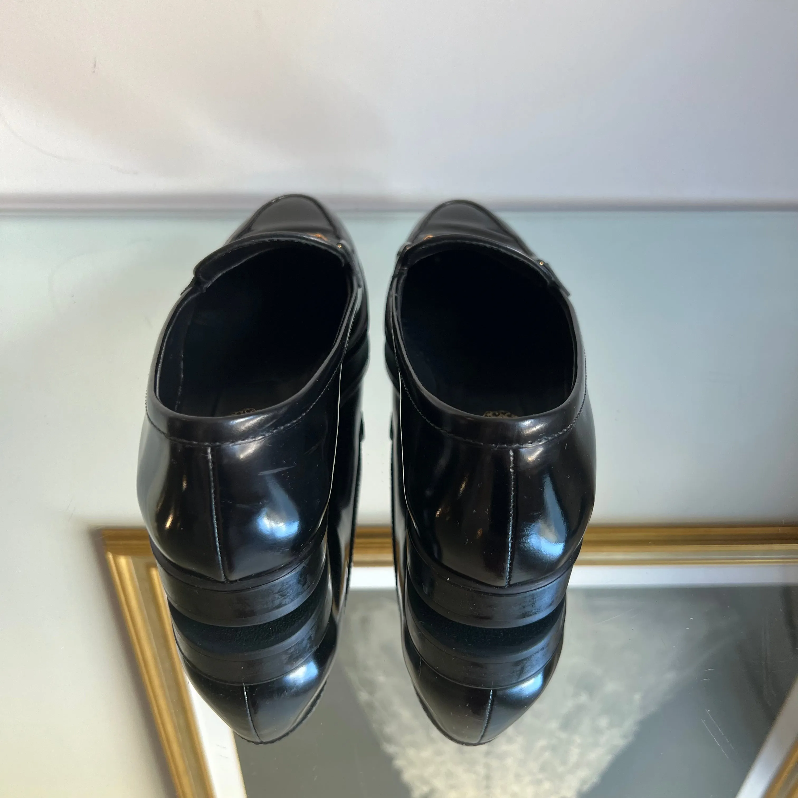 Mocassim Tod's Couro Preto