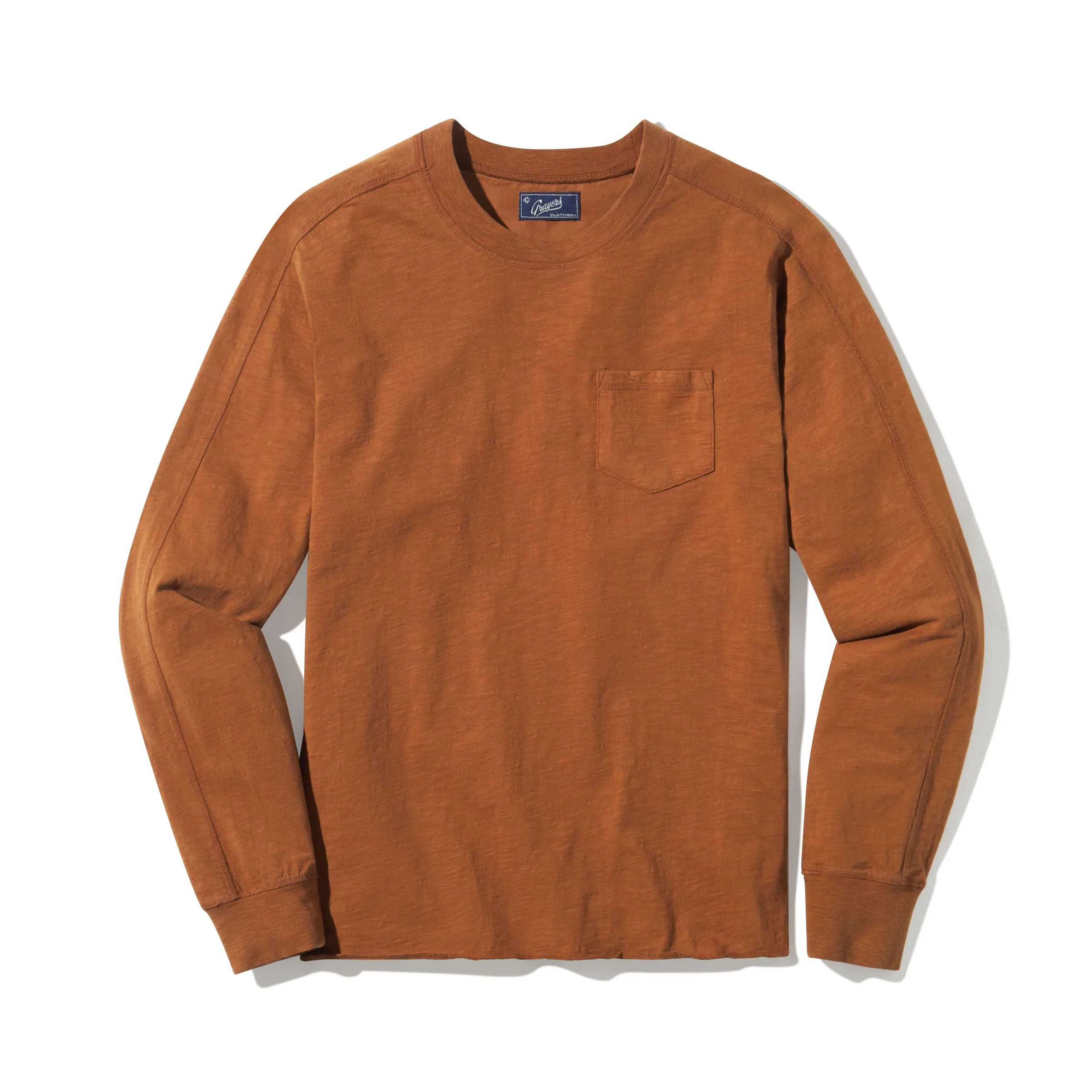 New Cooper Garment Dyed Pocket Tee - Monks Robe