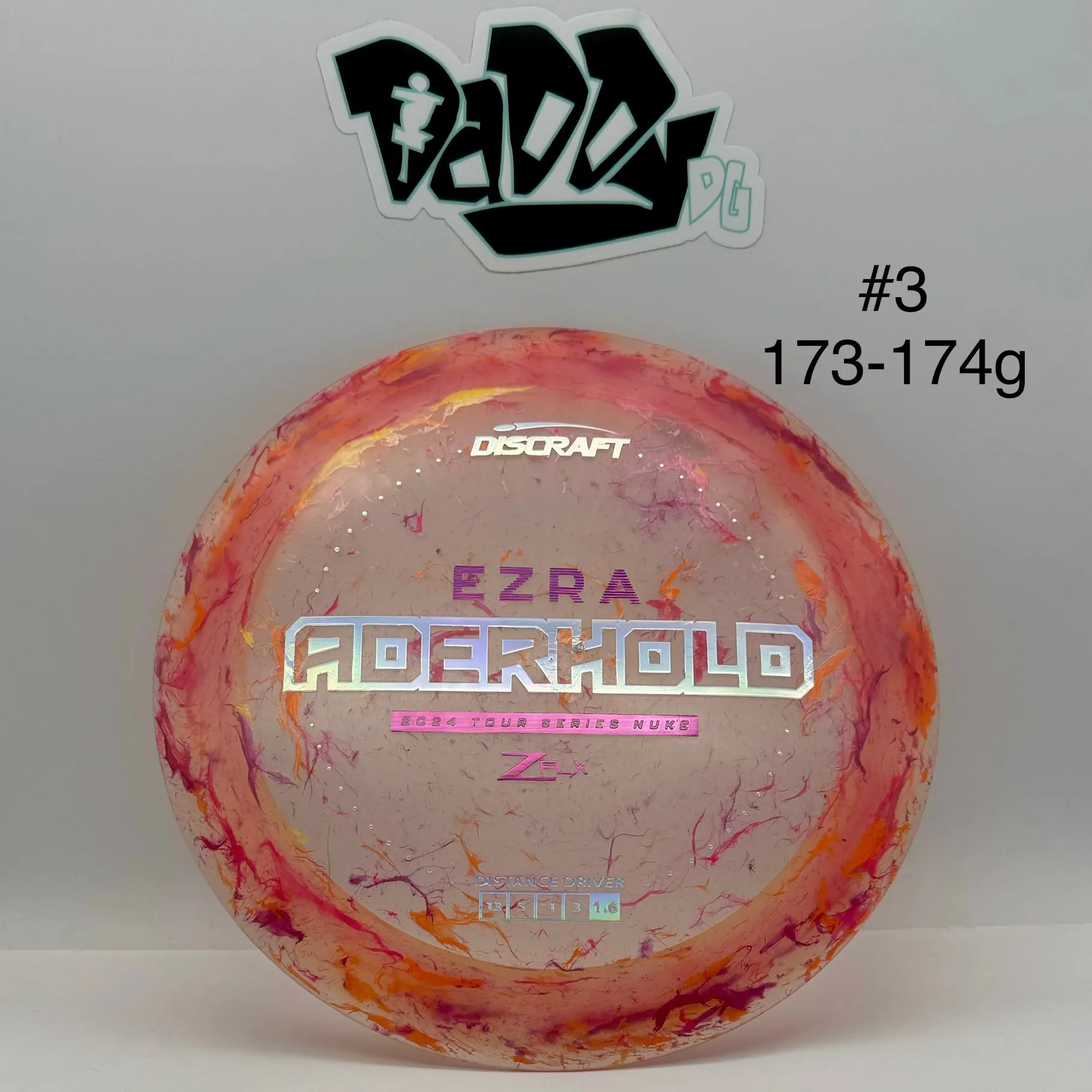 ****NEW Discraft Jawbreaker Z-line Flx Nuke 2024 Ezra Aderhold Tour Series Distance Driver