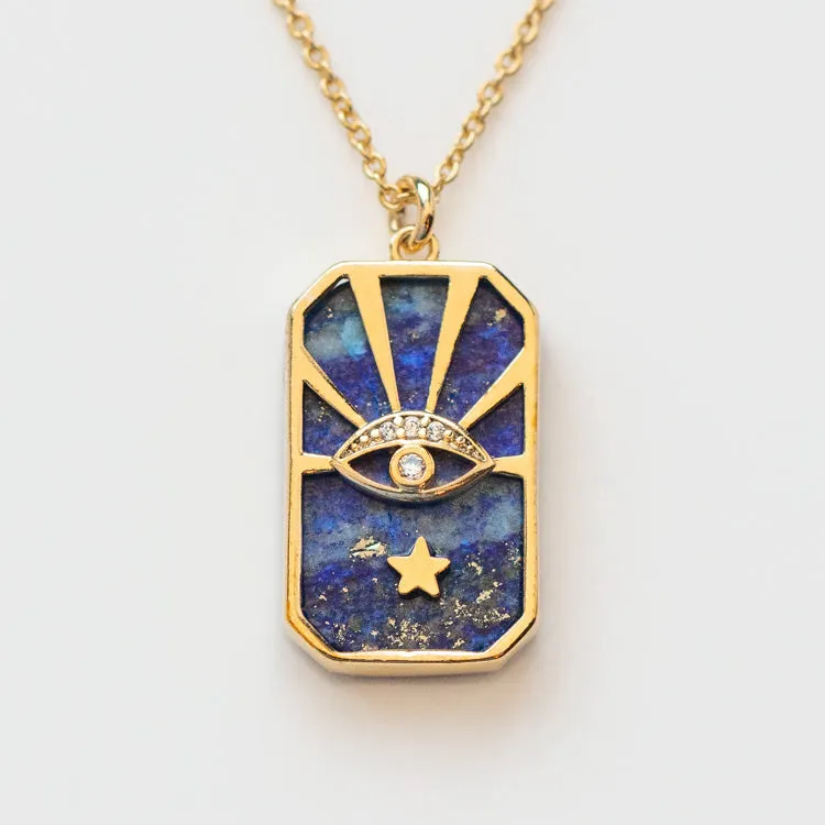 Night Sky Protection Pendant Necklace