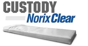 Norix MCC5 Comfort Shield Custody Sealed Seam Detention Mattress - Clear Cover