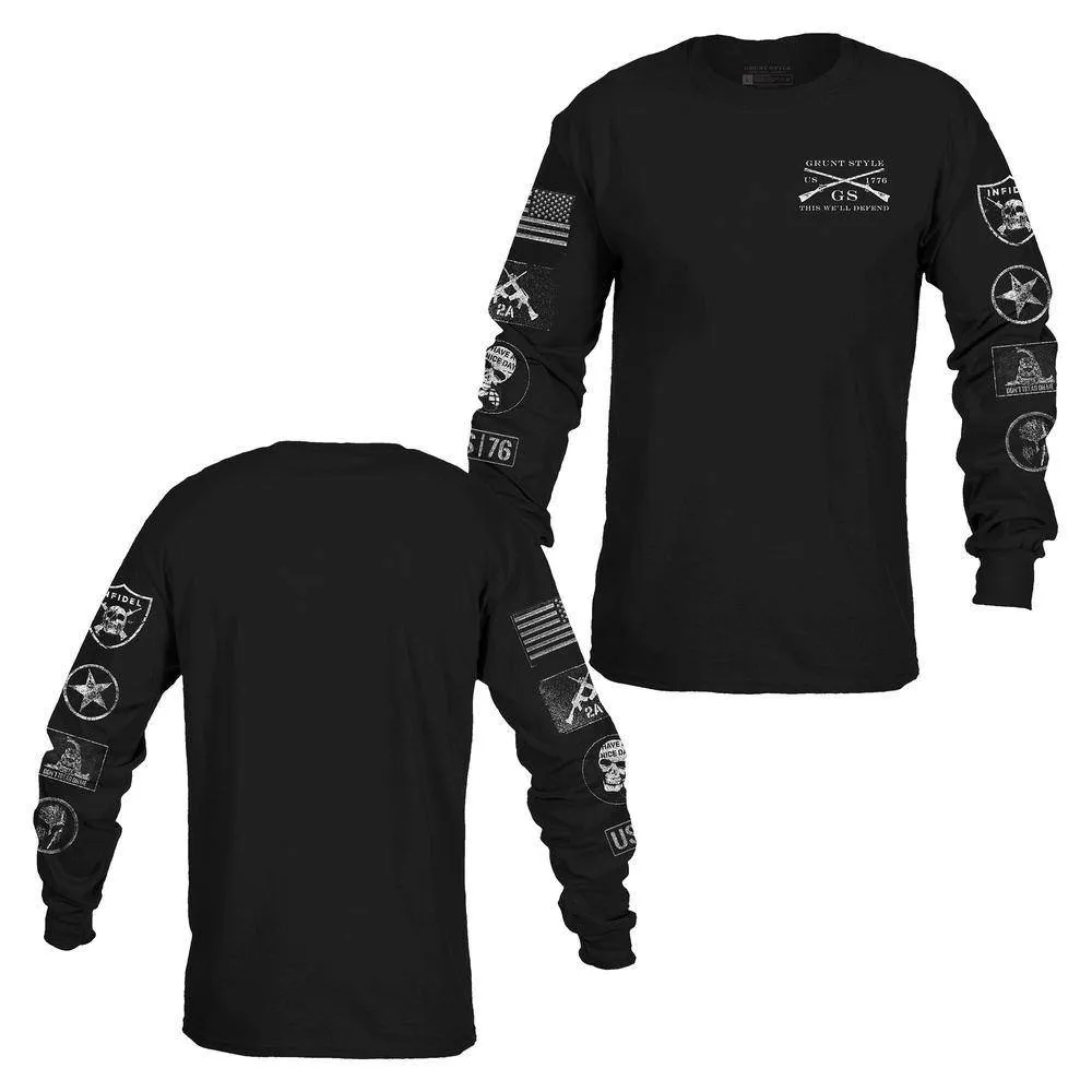 Patch Long Sleeve - Black