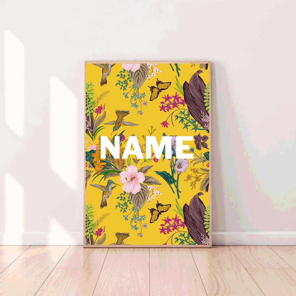 Personalized "Custom Name" Wall Art