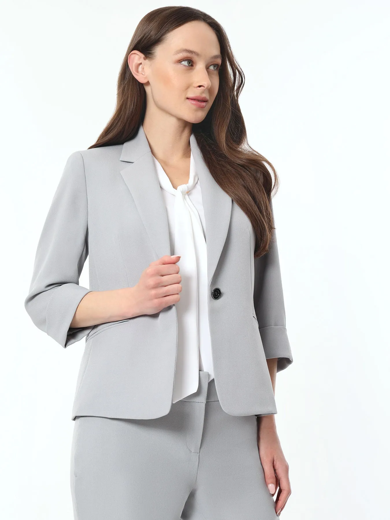 Petite Ava Jacket, Iconic Stretch Crepe