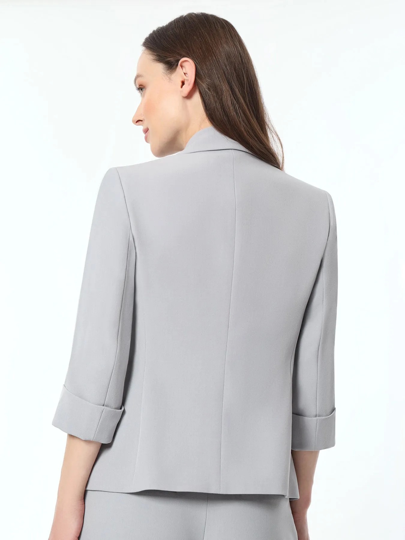 Petite Ava Jacket, Iconic Stretch Crepe