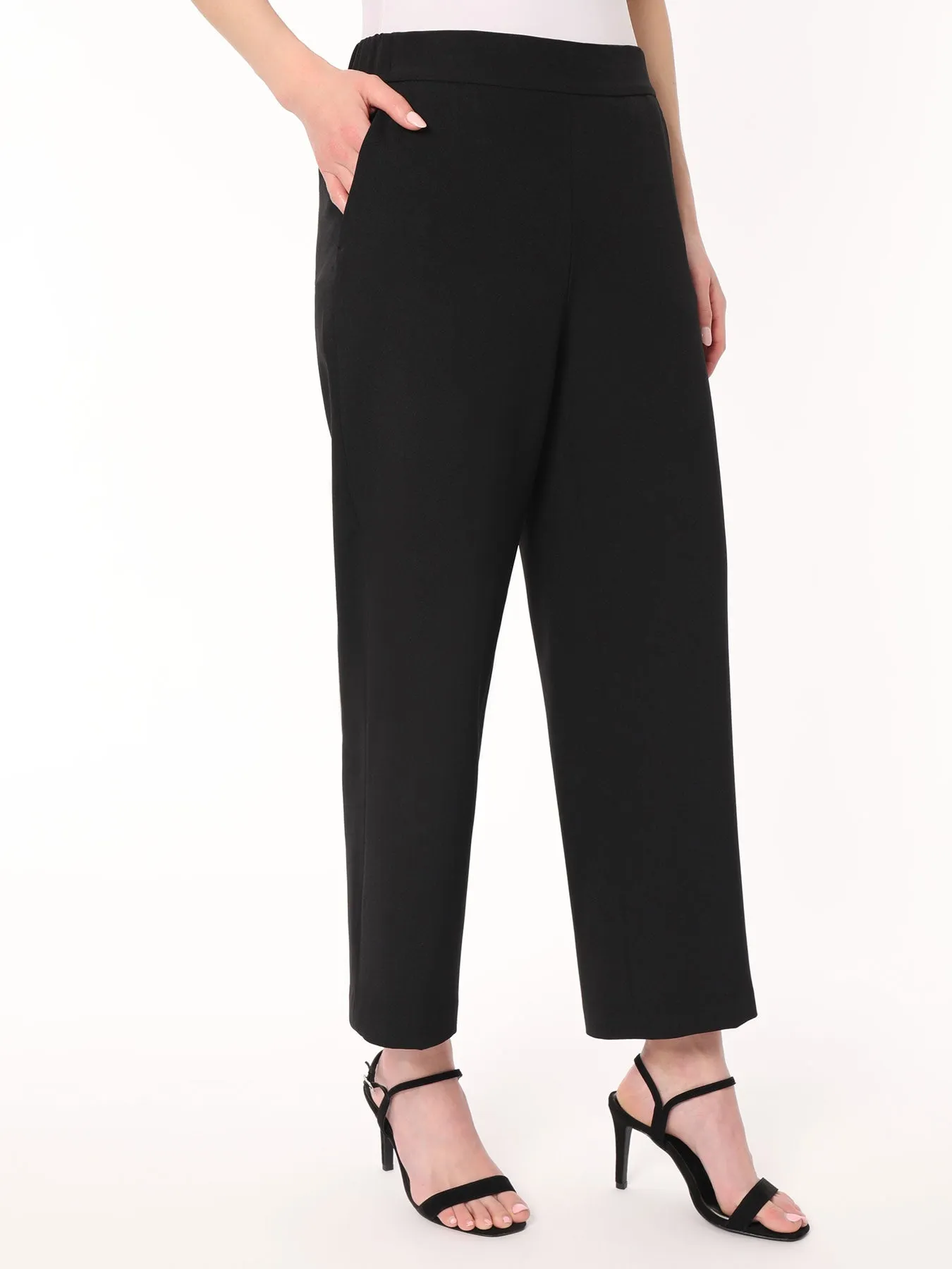 Petite Cayden Pant, Iconic Stretch Crepe