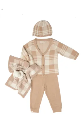 Plaid Baby Bundle - Cream-Tan