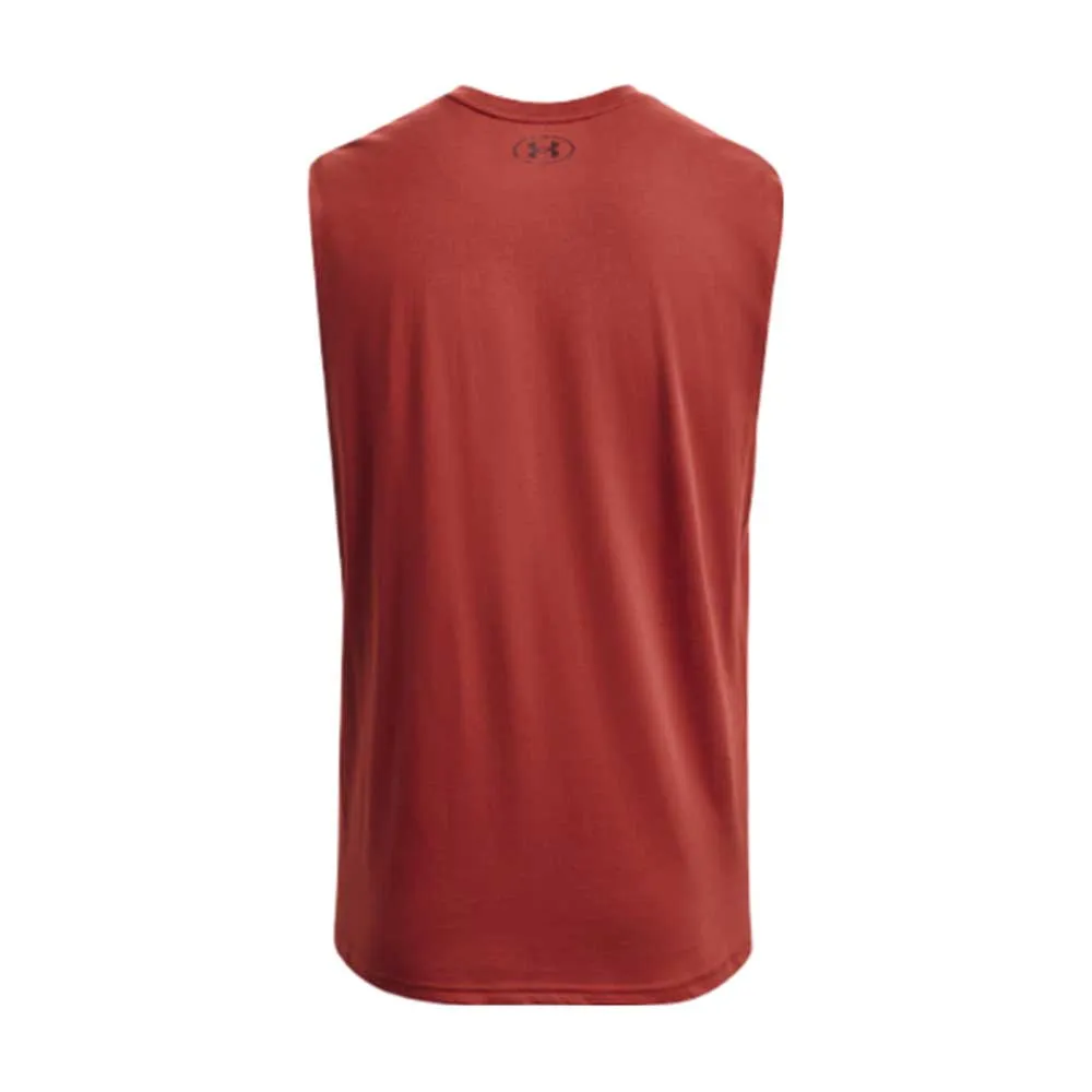 Playera sin Mangas para Hombre Project Rock SMS SL Tank Rojo