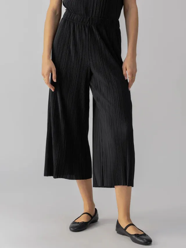 Plisse Culotte Pant