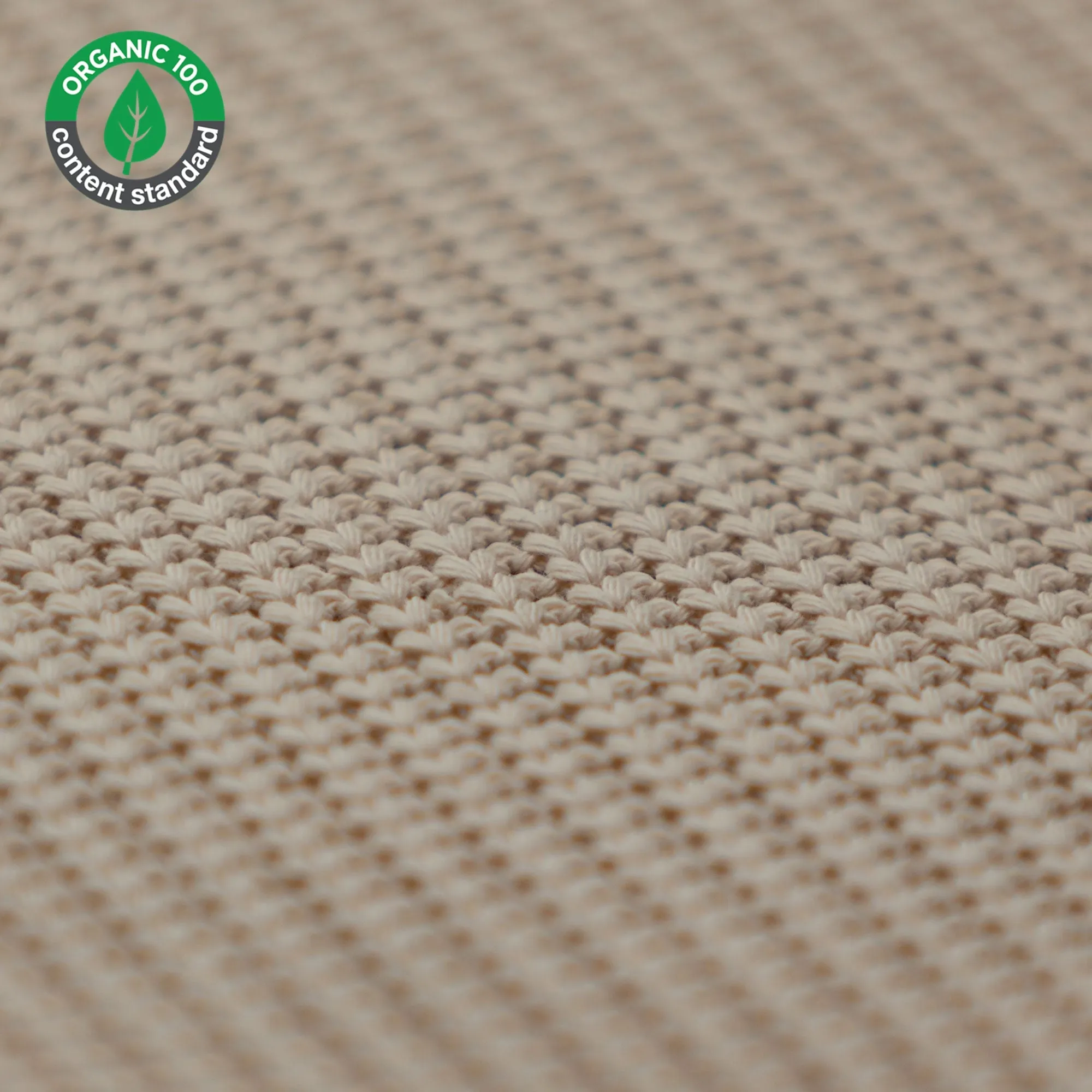 Ploov | 45x45 Knitted Sand Beige