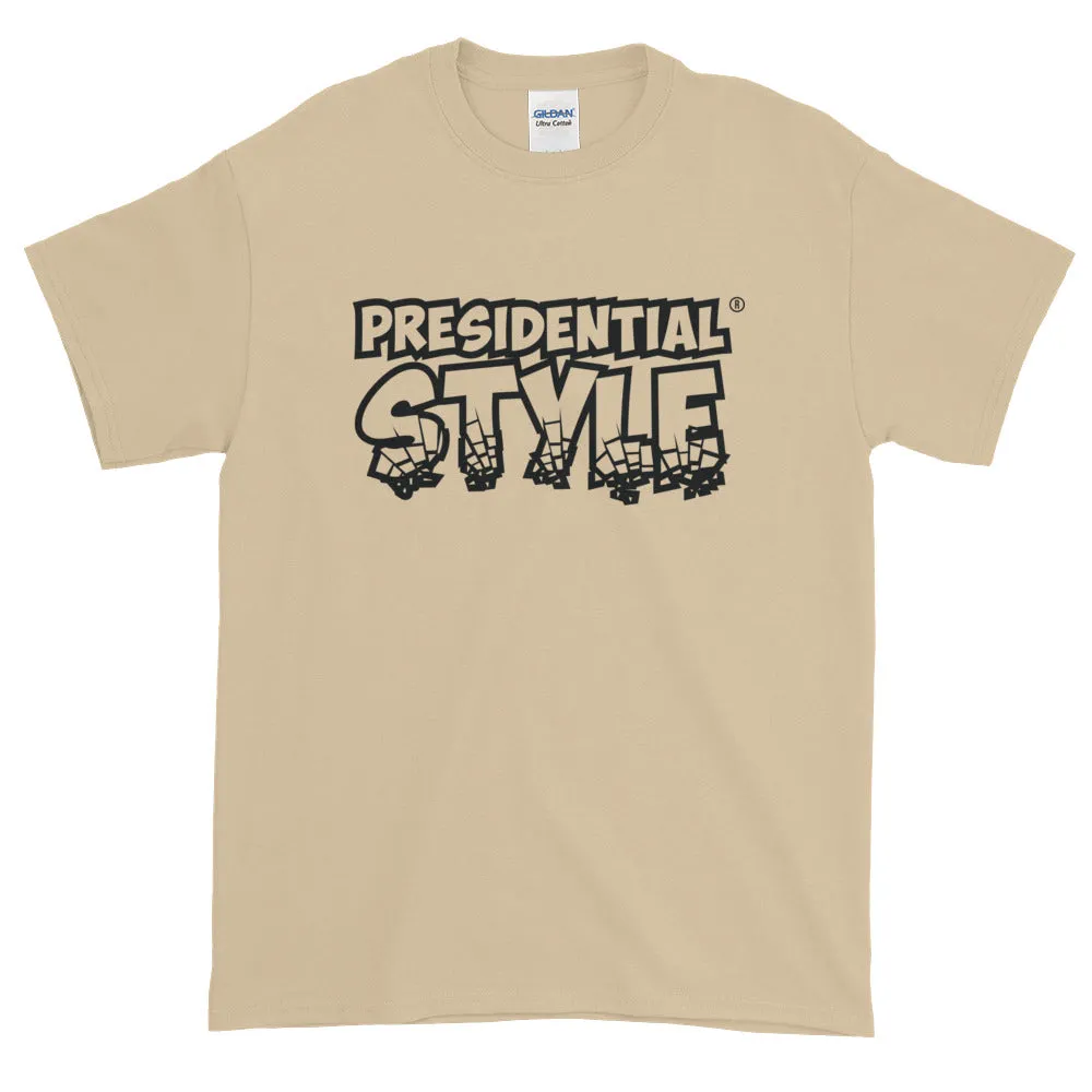 Presidential Style Black Short-Sleeve T-Shirt