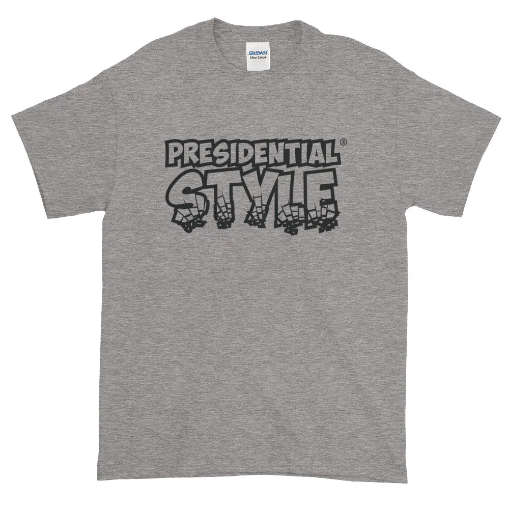 Presidential Style Black Short-Sleeve T-Shirt