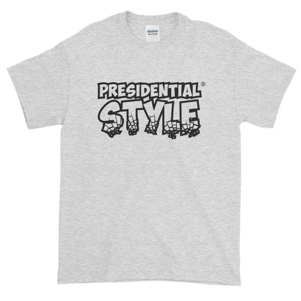 Presidential Style Black Short-Sleeve T-Shirt