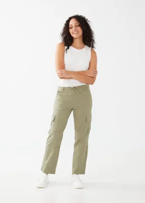 Pull-On Cargo Wide Ankle Tencel Pants