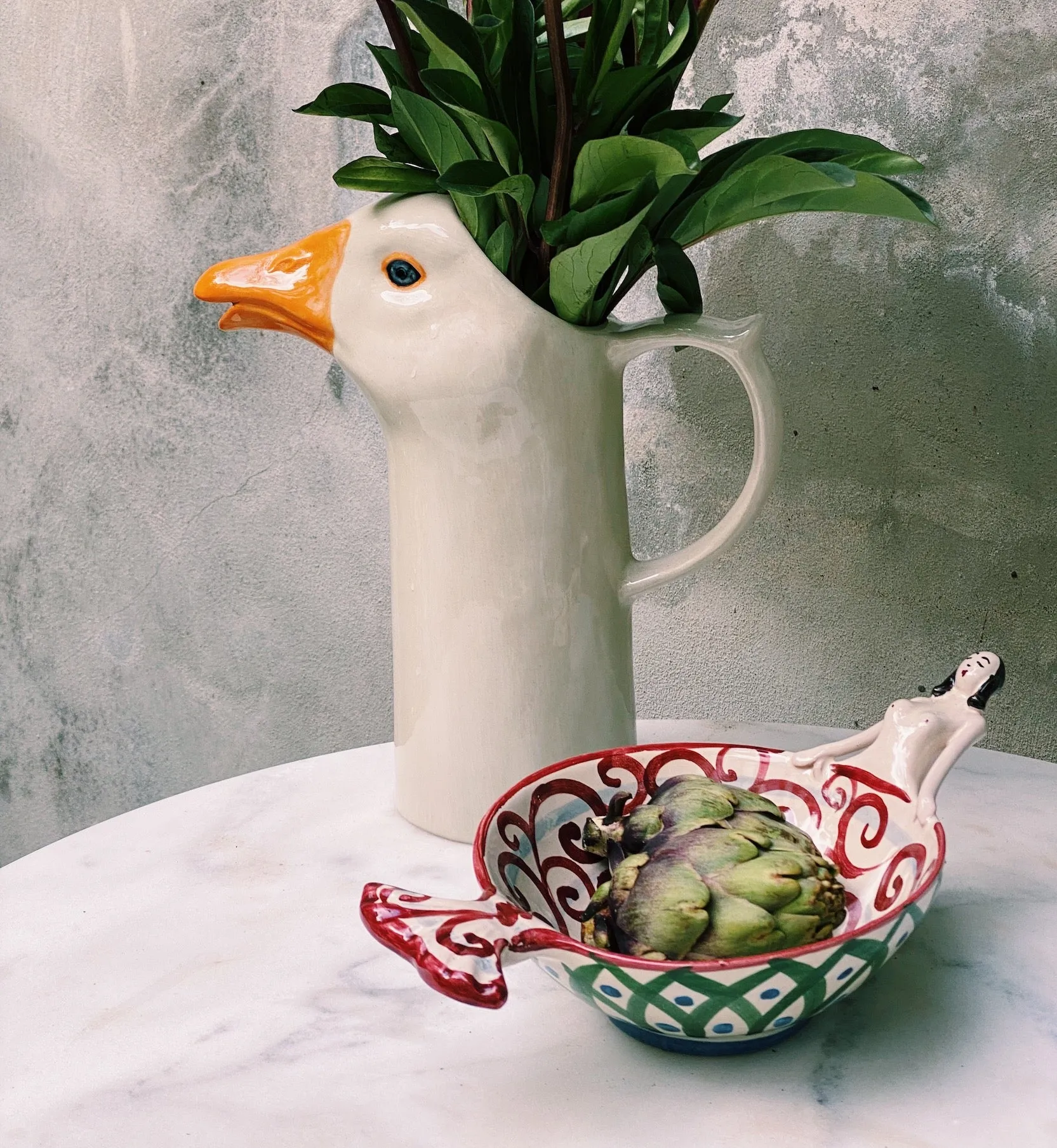 Quail Goose Water Jug