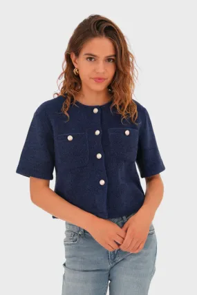 "Penelope" top navy