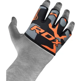 RDX 4O Orange Camo Weight Lifting Grip