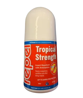 Repel Tropical Strength Roll On Repellent 60ml