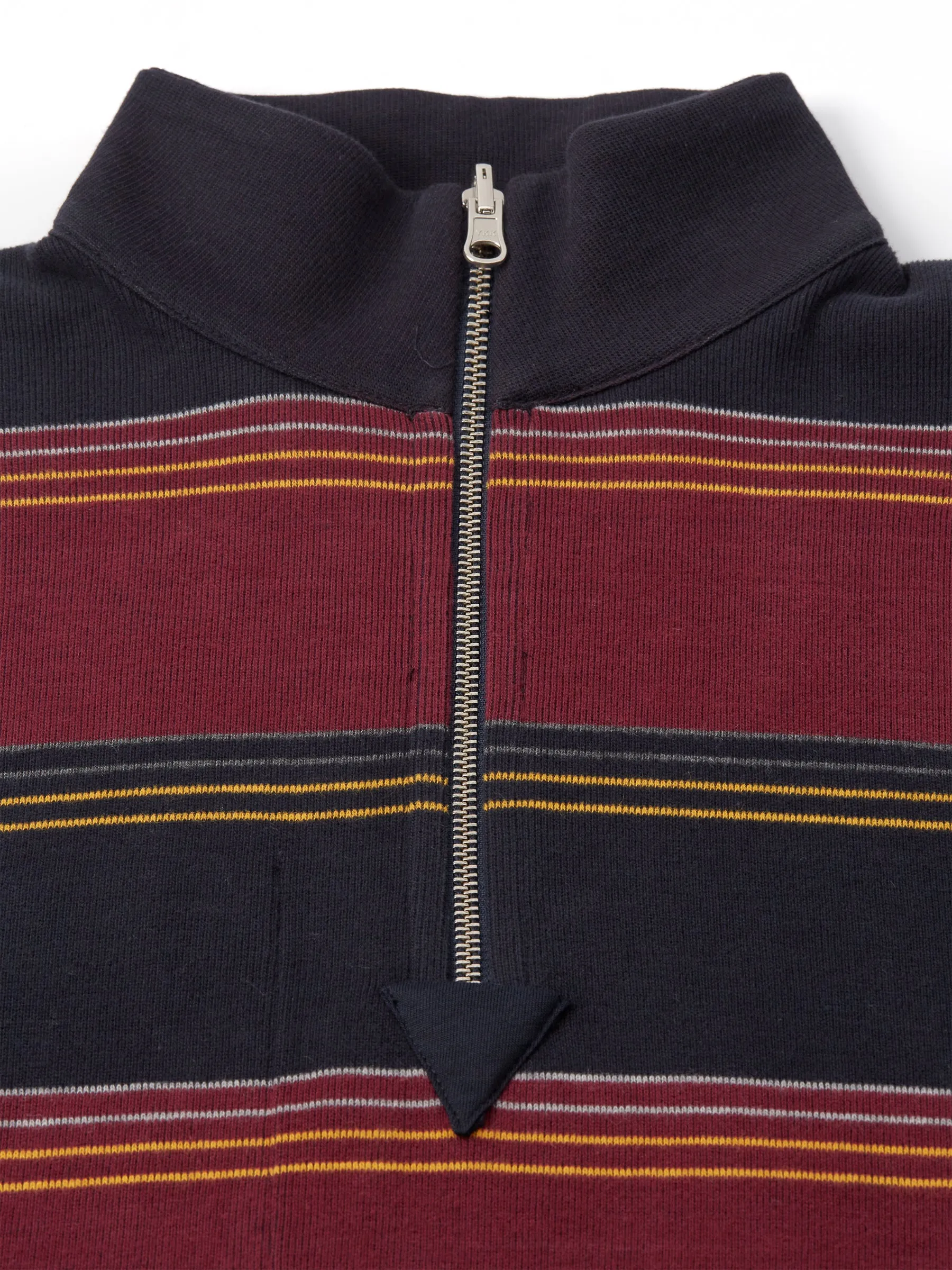 Reversible Half Zip Sweatshirt Hinkley Navy/Burgundy