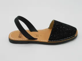 RIA Minorchina glitter negro