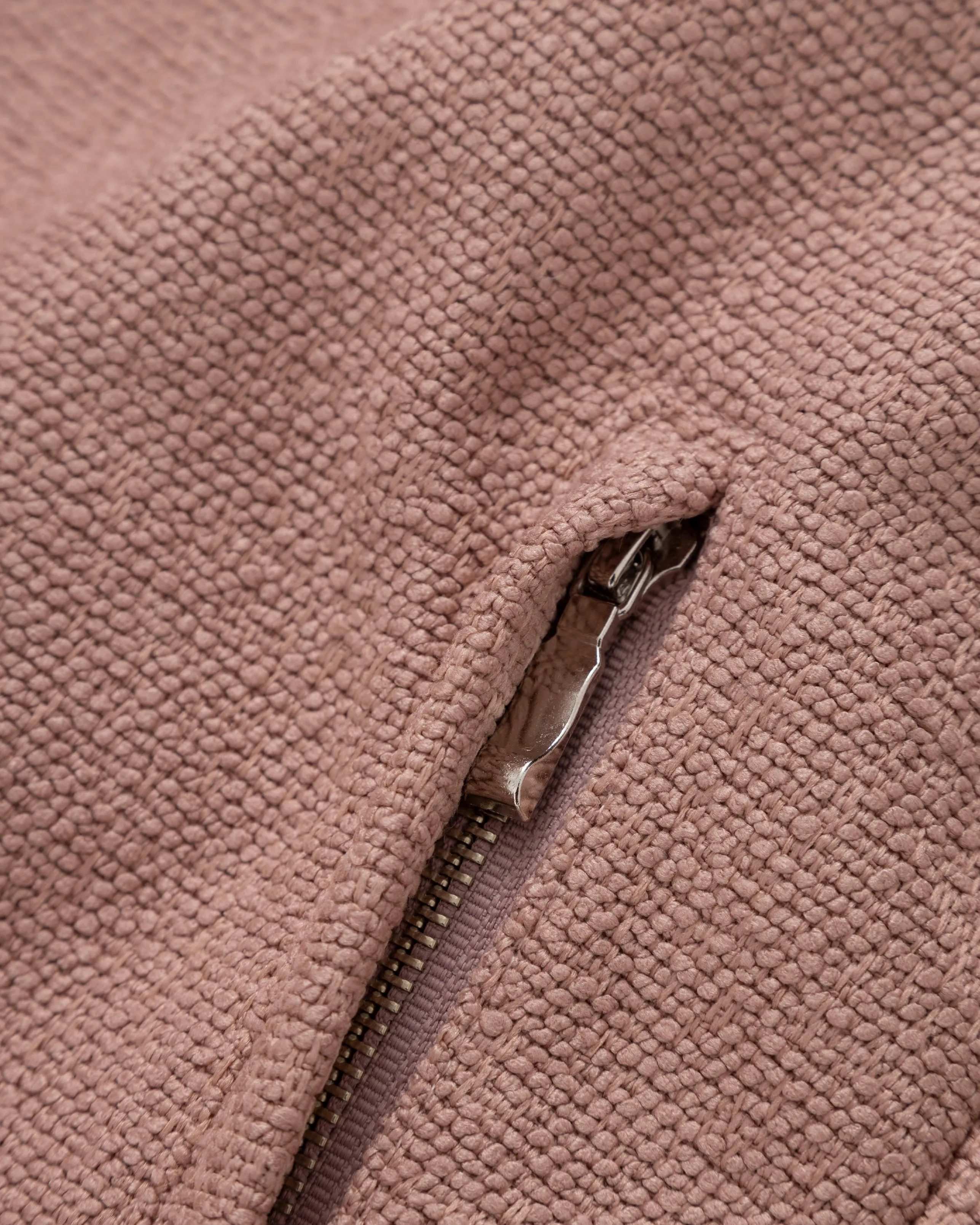 Riviera Embroidered Zip-Up Jacket Salmon