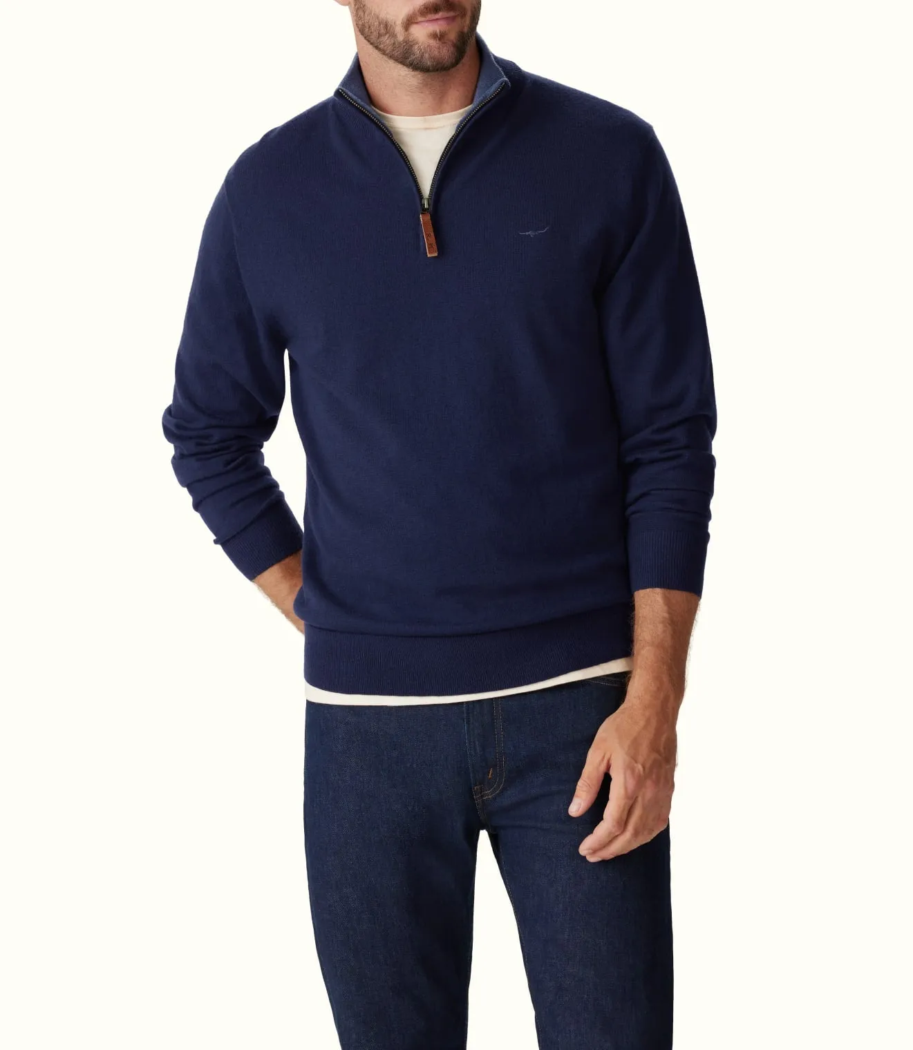 R.M.Williams Earnest 1/4 Zip Jumper