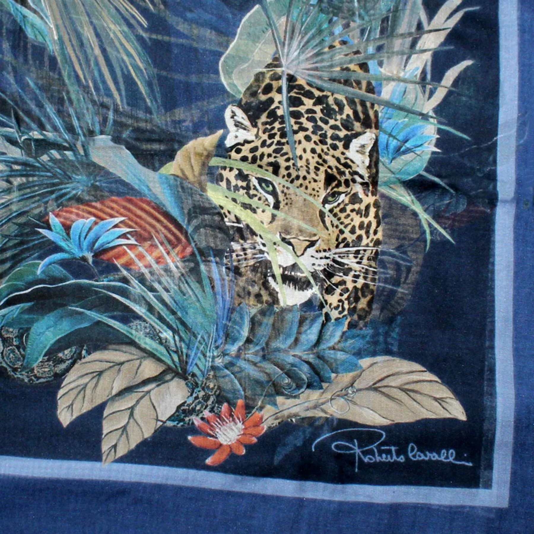 Roberto Cavalli Scarf Cheetah - Extra Large Square Shawl SALE