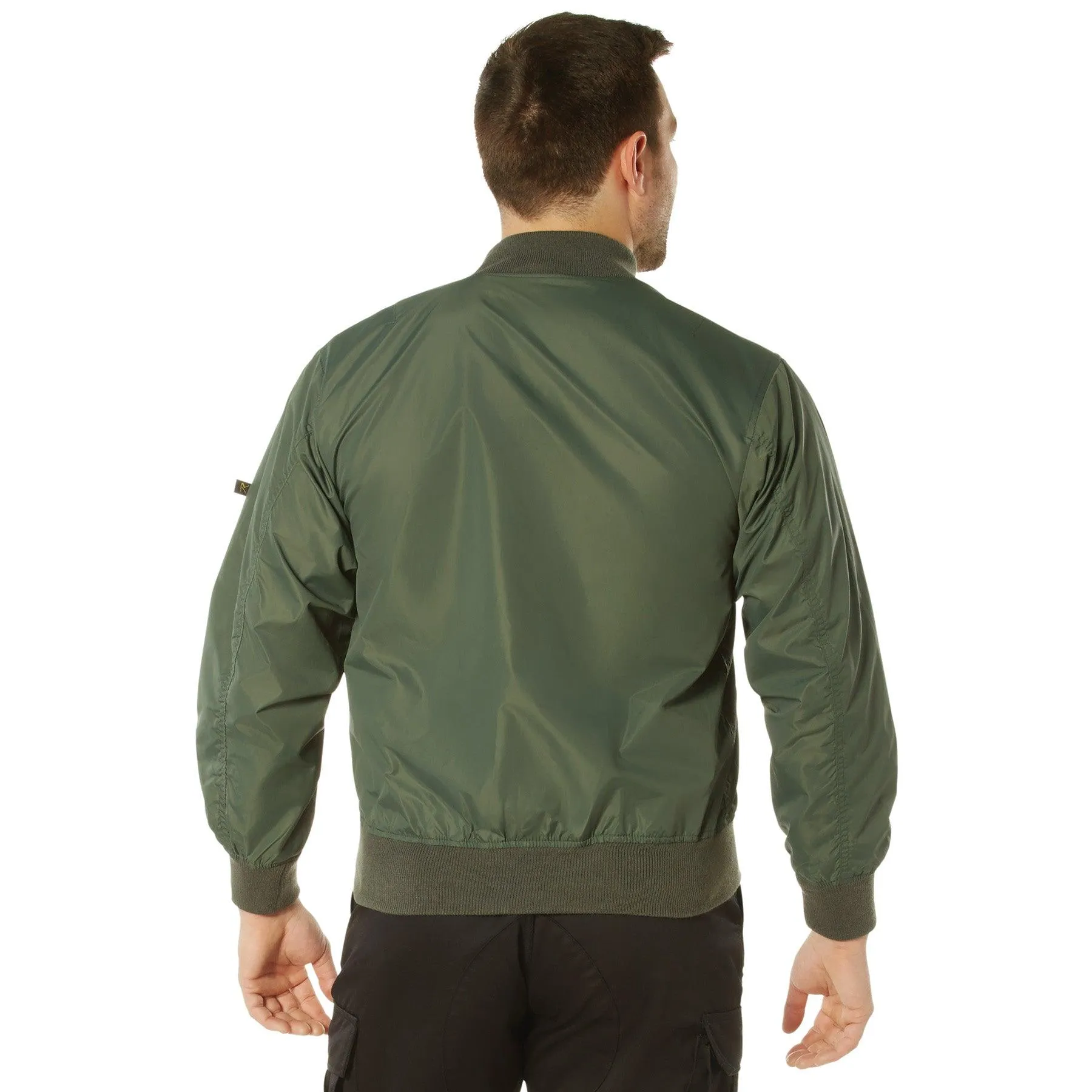 Rothco Mens Lightweight MA-1 Nylon Flight Jacket