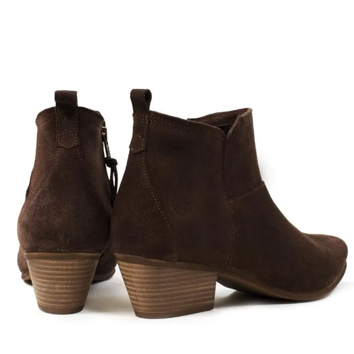 Roxy Suede Boots - Brown Size UK 3, 4 & 7.5 Only