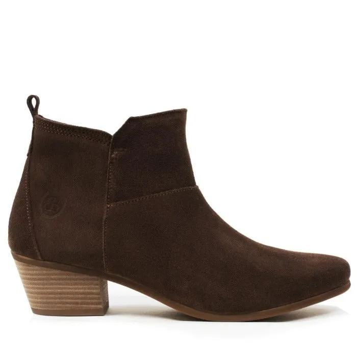 Roxy Suede Boots - Brown Size UK 3, 4 & 7.5 Only