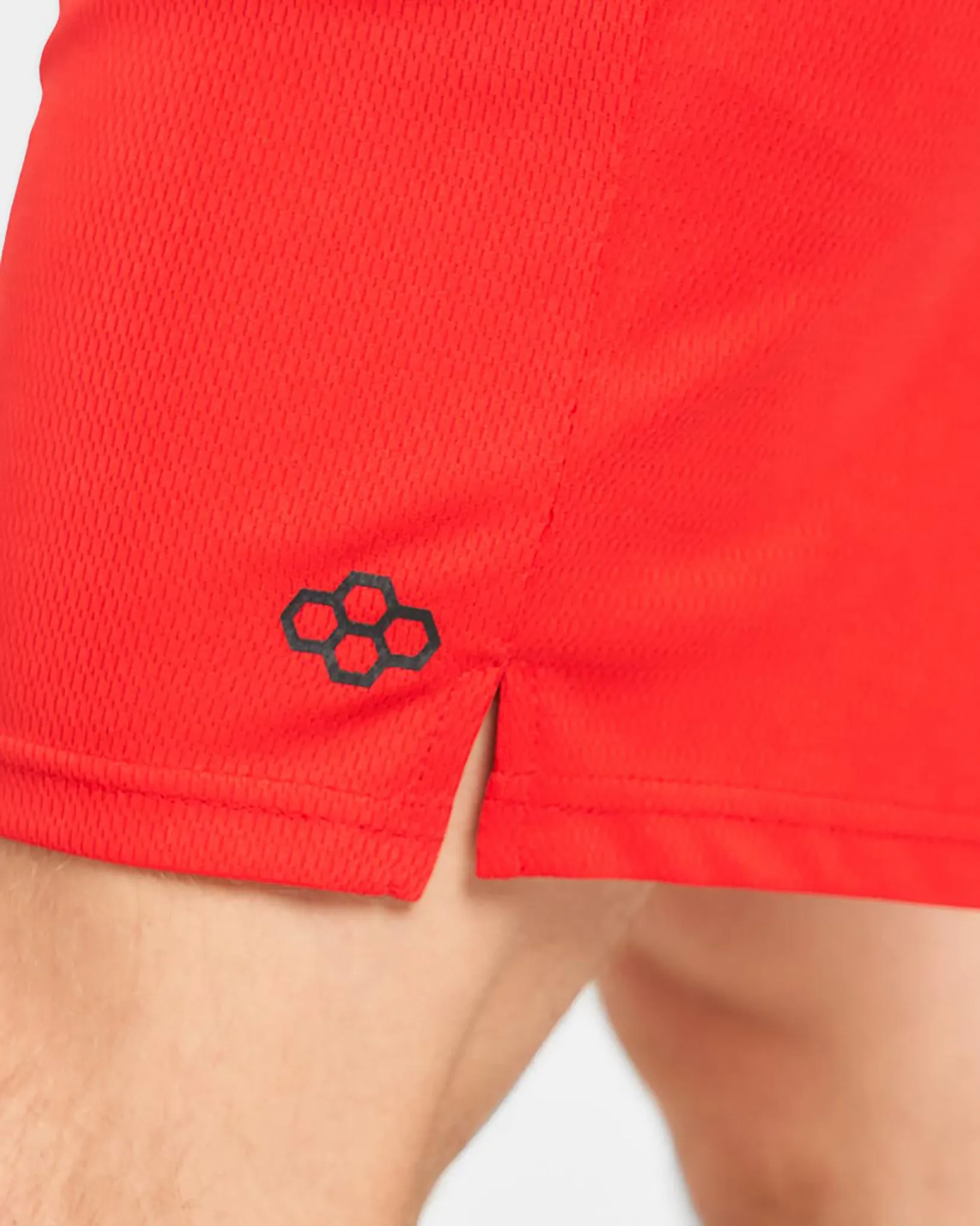 RUDIS 8" Mesh Shorts - Red