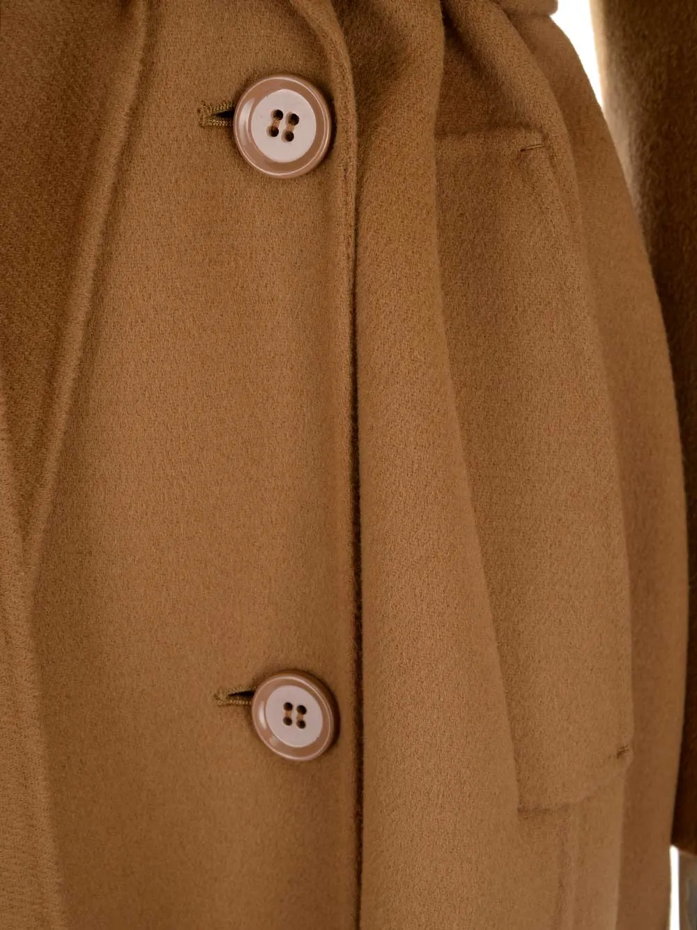 'S Max Mara Button-Detailed Robe Coat