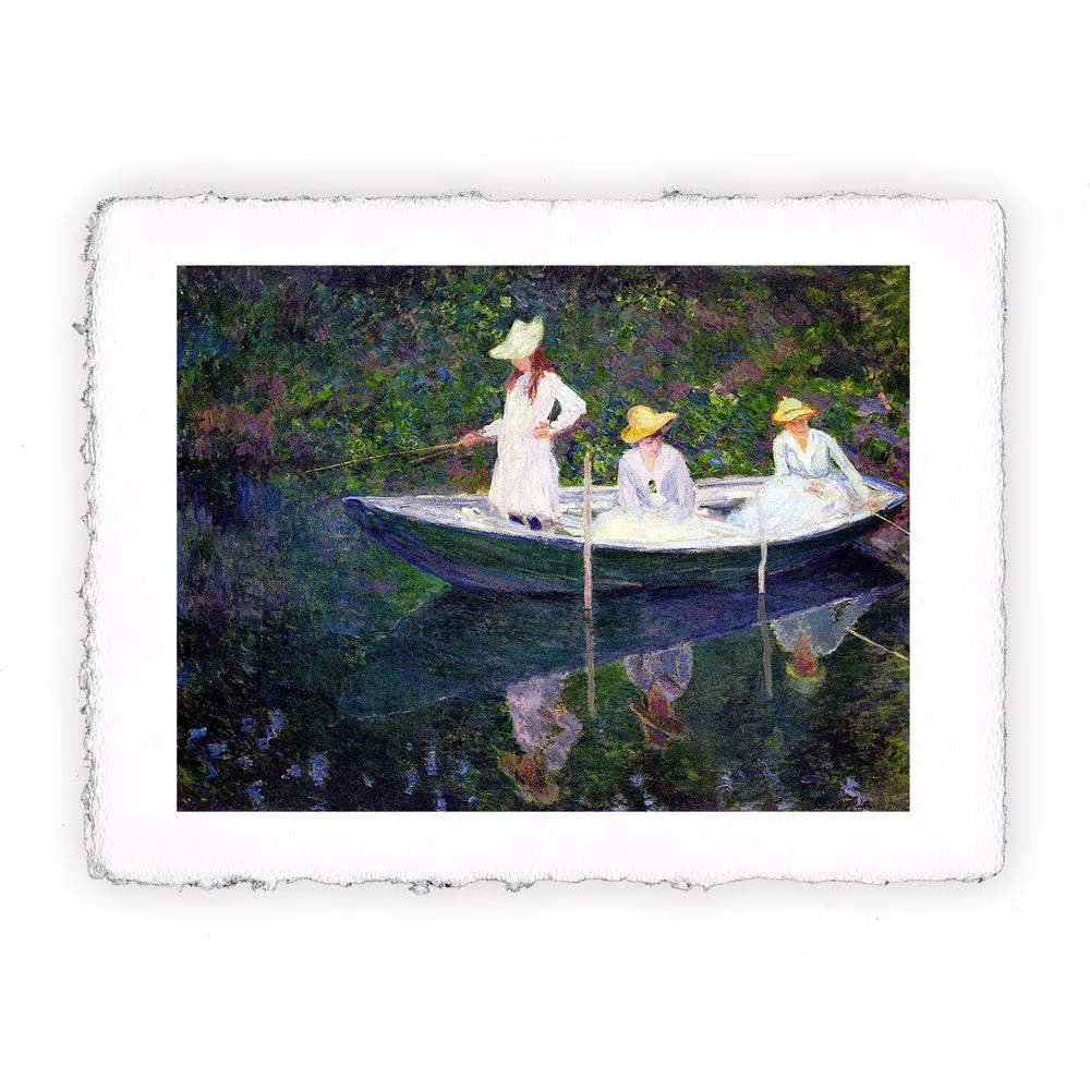 Stampa di Claude Monet - La barca a Giverny - 1887